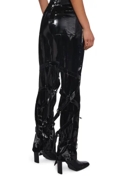 DARKER WAVS Bottoms|Pants*Modulation Liquid Velvet Strappy Pants