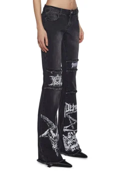 Widow Outerwear|Plus*Moonlight Pact Denim Vest