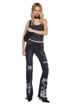 Widow Bottoms|Pants*Moonlight Pact Flared Jeans