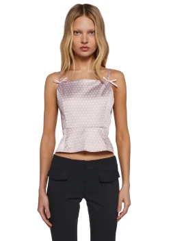 dELiA*s by Dolls Kill Tops|Plus*Morning Glance Polka Dot Blouse