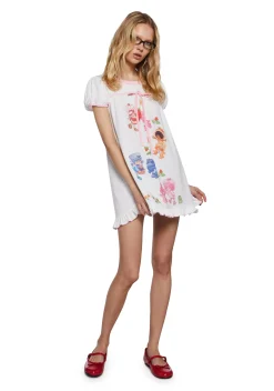 Dolls Kill | Care Bears x Strawberry Shortcake Lingerie*Morning Sunshine Nightgown