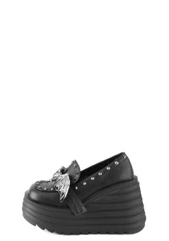 Demonia Boots|Platforms*Morte-56 Platform Loafers