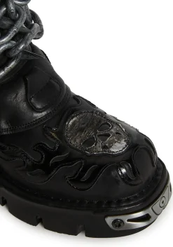 New Rock Boots*M-727-S5 Chain Reactor Combat Boots