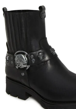 New Rock Boots*M-7621-S1 Motorcycle Ankle Boots