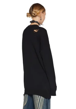 Current Mood Tops*Music Of The Heart Oversized Sweater