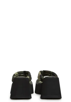 Playboy by Dolls Kill Sandals*My Command Platform Thong Sandals