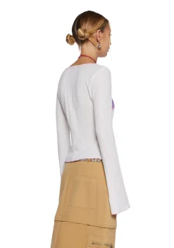 dELiA*s by Dolls Kill Tops|Plus*My Lucky Star Thermal Long Sleeve Top
