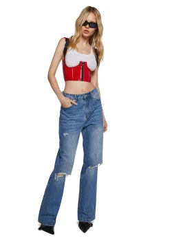 Poster Grl Corsets|Tops*My Type Underbust Corset- Red
