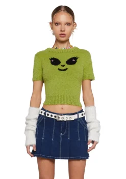 dELiA*s by Dolls Kill Tops|Plus*Need My Space Sweater Top