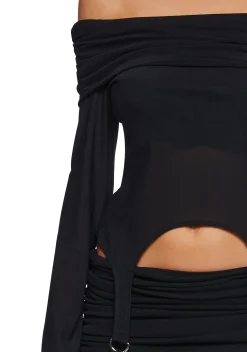 Current Mood Tops|Plus*Never Underestimate Off The Shoulder Top
