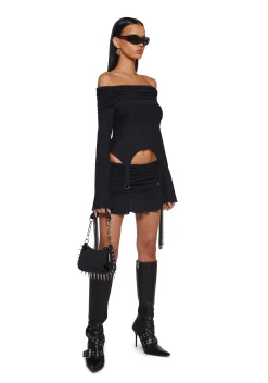 Current Mood Tops|Plus*Never Underestimate Off The Shoulder Top