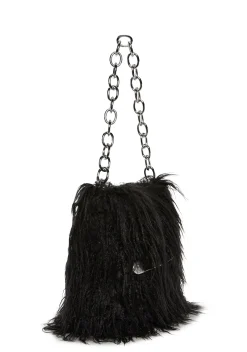 The Grave Girls Bags*Nocturnal Edge Fuzzy Shoulder Bag