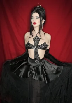 Widow Bottoms|Skirts*Nocturne Enchantment Maxi Skirt