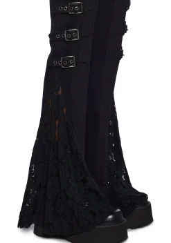 Widow Bottoms|Pants*Normal Is An Illusion Flare Pants