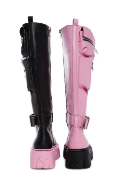 Current Mood Boots*Obsidian Pocket Combat Boots