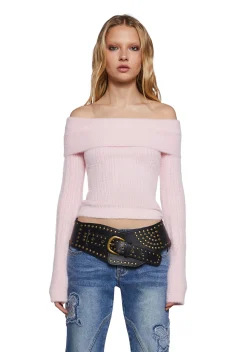Generation Kiss Tops|Plus*Odessa Off The Shoulder Sweater