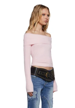 Generation Kiss Tops|Plus*Odessa Off The Shoulder Sweater