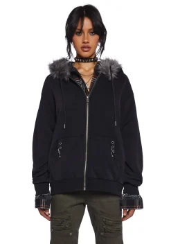 Current Mood Outerwear|Sweatshirts & Hoodies*Off The Hook Zip-Up Hoodie