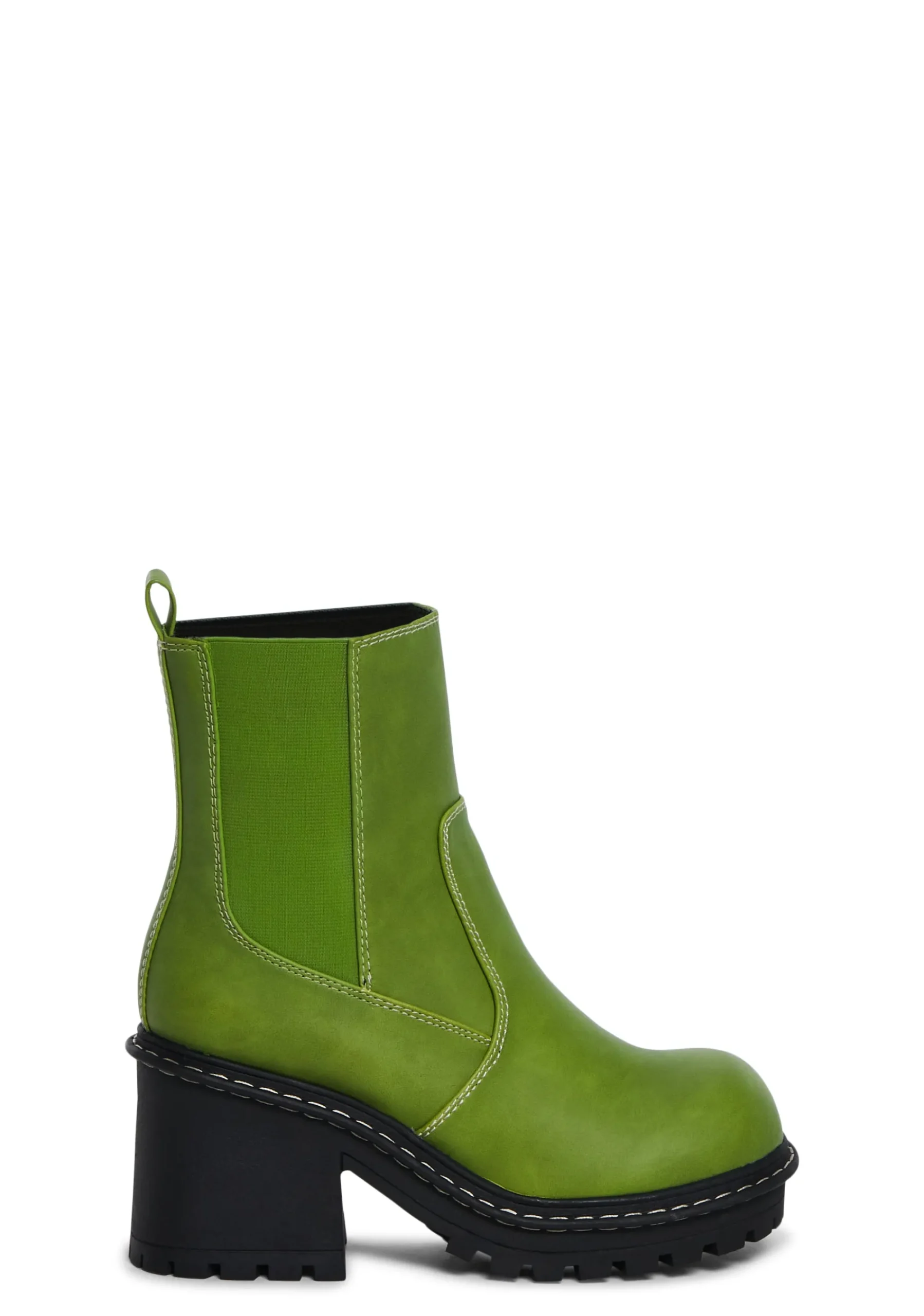dELiA*s by Dolls Kill Boots*Off The Record Ankle Boots - Green