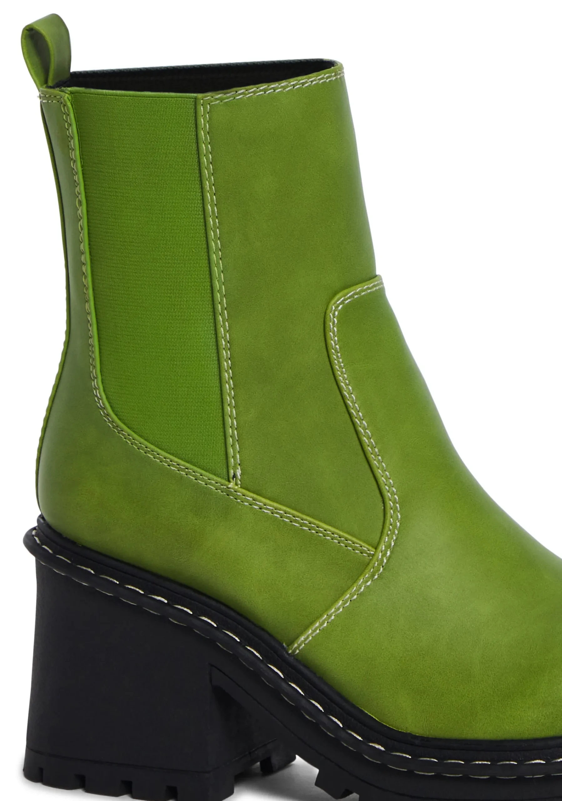dELiA*s by Dolls Kill Boots*Off The Record Ankle Boots - Green