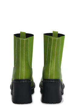 dELiA*s by Dolls Kill Boots*Off The Record Ankle Boots - Green