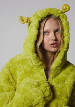 Dolls Kill x Shrek Outerwear|Sweatshirts & Hoodies*Ogre Chic Fuzzy Zip-Up Jacket