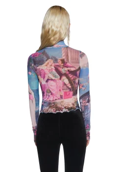 Sugar Thrillz Tops*Once Upon A Dime Mesh Top