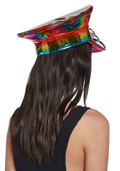 Funk Plus Hats*O-Ring Rainbow Captain Hat