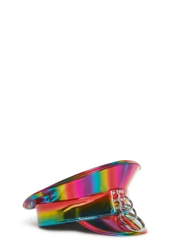 Funk Plus Hats*O-Ring Rainbow Captain Hat