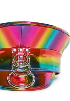 Funk Plus Hats*O-Ring Rainbow Captain Hat