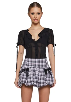 Sugar Thrillz Bottoms|Skirts*Overdue Romance Bubble Skirt