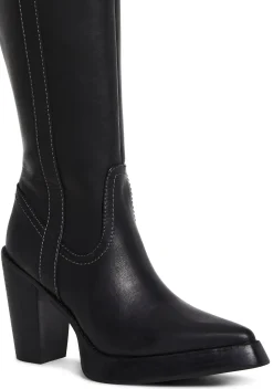 BOY Widow Boots|Cowboy Boots*Pace Of Nature Western Boots - Black