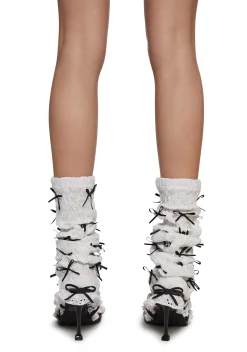 Sugar Thrillz Heels*Paris Dreams Leg Warmer Heels
