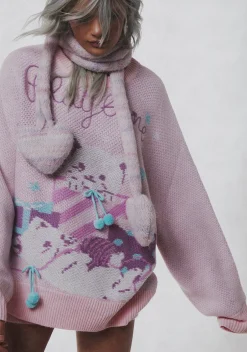 Sugar Thrillz Outerwear|Sweatshirts & Hoodies*Paws And Surprises Intarsia Sweater
