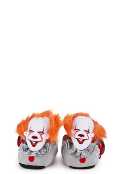 Dolls Kill X WB Horror Flats|Slippers*Pennywise Plush Slippers