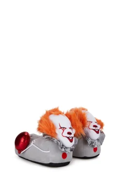 Dolls Kill X WB Horror Flats|Slippers*Pennywise Plush Slippers