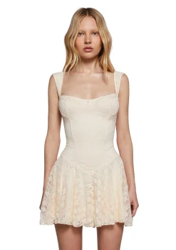 Current Mood Dresses|Mini Dresses*Perfect Date Mini Dress - Off White