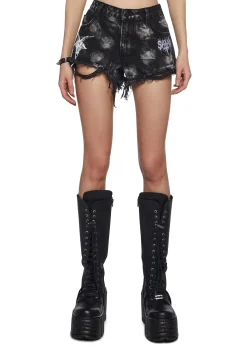 Widow Bottoms|Shorts*Pit Goddess Bleached Shorts