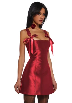 Current Mood Dresses|Mini Dresses*Pixie Stardust Mini Dress - Red