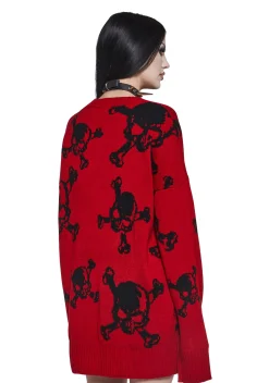 Widow Tops*Plain Disguise Oversized Sweater