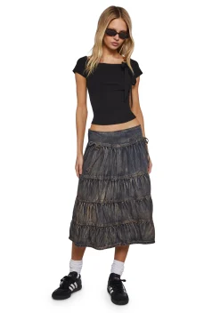 dELiA*s by Dolls Kill Bottoms|Skirts*Play Nice Midi Skirt