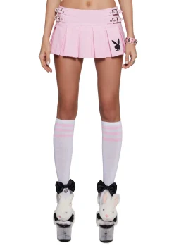 Playboy by Dolls Kill Bottoms|Skirts*Playful Pinup Pleated Mini Skirt