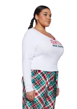 Sugar Thrillz Lingerie|Tops*Plus Clause A Scene Long Sleeve Top