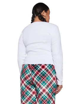Sugar Thrillz Lingerie|Tops*Plus Clause A Scene Long Sleeve Top