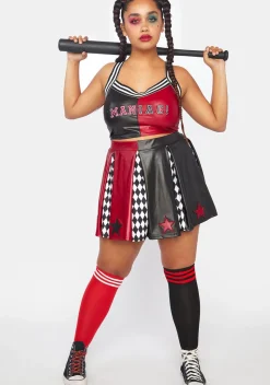 Trickz N' Treatz Plus*Plus Harlequin Dreams Cheerleader Costume