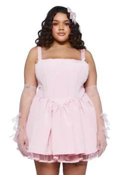 Sugar Thrillz Dresses|Plus*Plus Magic Moves Corset Dress- Light Pink