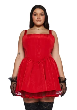 Sugar Thrillz Dresses|Plus*Plus Magic Moves Corset Dress - Red