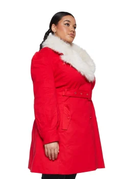 Sugar Thrillz Outerwear|Plus*Plus Starry Delight Twill Coat