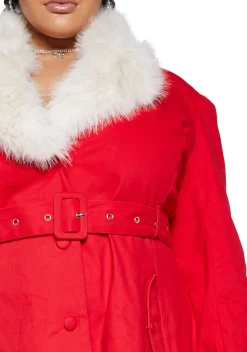 Sugar Thrillz Outerwear|Plus*Plus Starry Delight Twill Coat