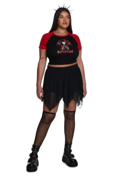 The Grave Girls Bottoms|Skirts*Plus Wait For The Blackout Mini Skirt
